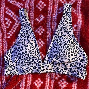 Shein Cheetah print bikini top